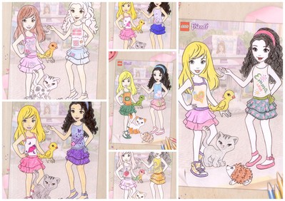 “拼出美少女的夢(mèng)想”涂色大賽部分作品展示